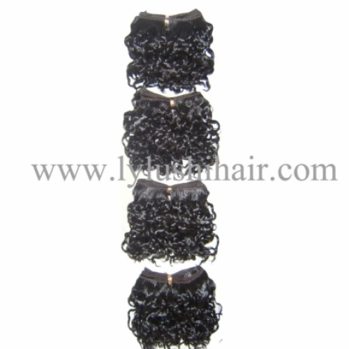 Horse tail/mane hair weft and strip