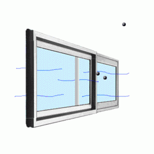 Anti-dust window screen
