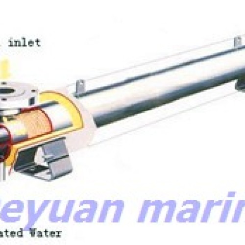 Oil heater for marine boiler