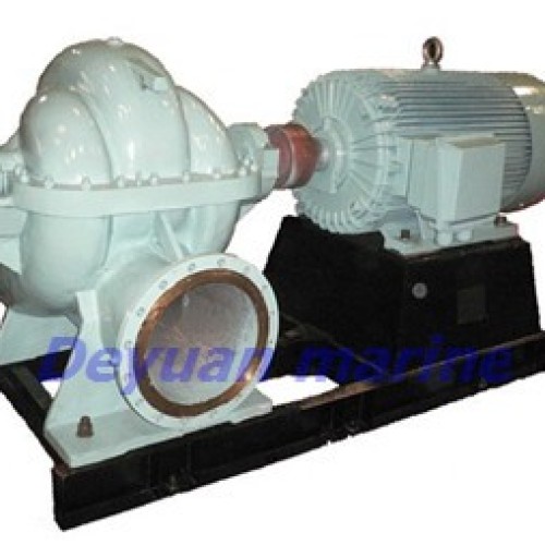 Marine double suction mid-open horizontal centrifugal pump