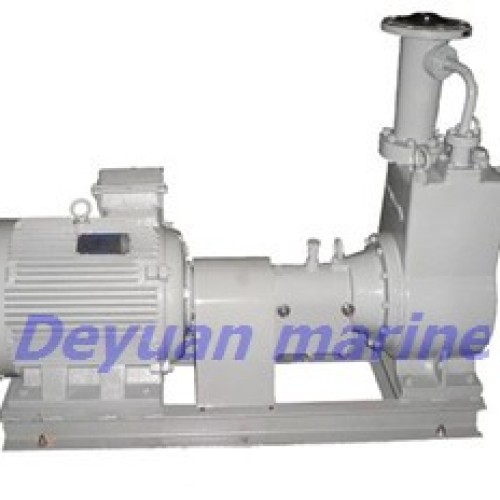 Marine horizontal self-priming centrifugal oil pump