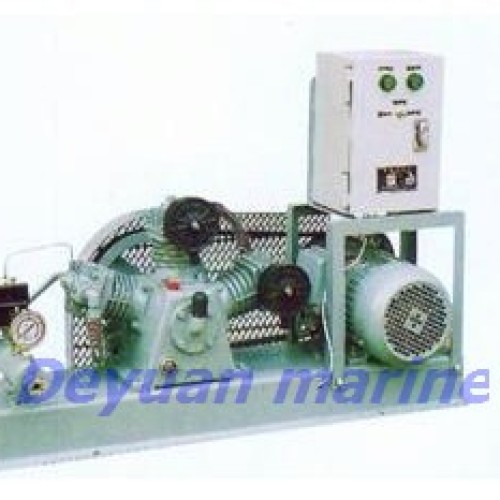 Marine air cooling piston type air compressor