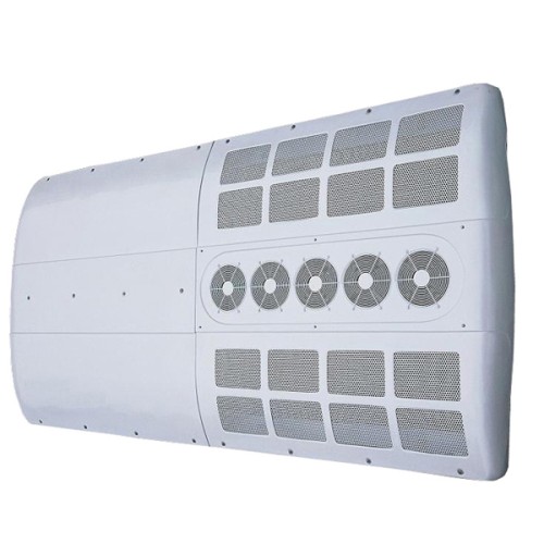 Roof mounted bus air conditioning
