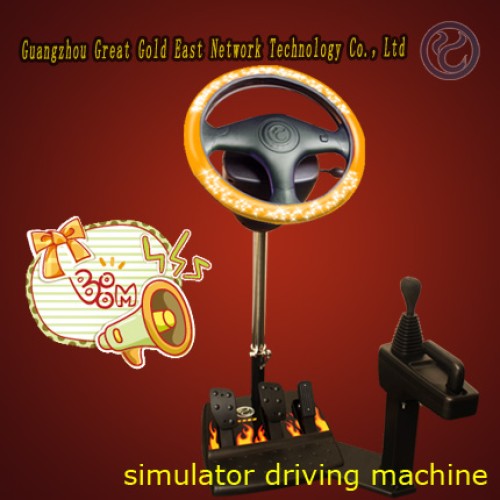 Patented portable vehicle driving simulator