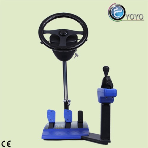 Dual-use racing simulator portable driving simulator