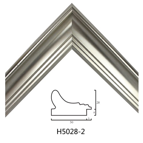 Plastic picture frame moulding h5028 in china
