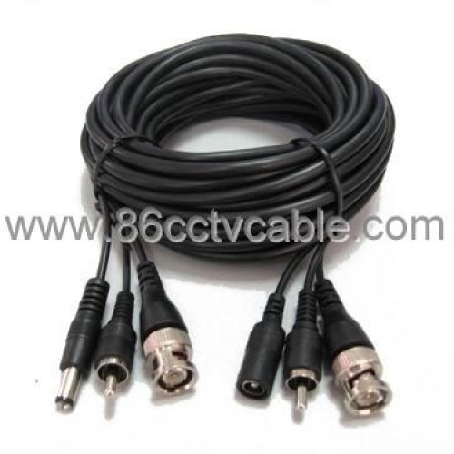 Cctv audio video power cable, plug play cable