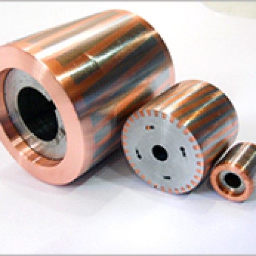 Die cast copper rotor