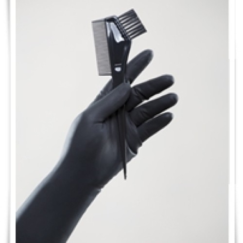 Multi - purpose black latex gloves