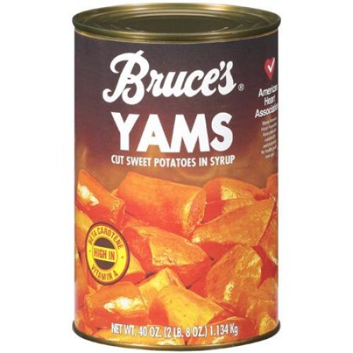 Bruce's cut yams,