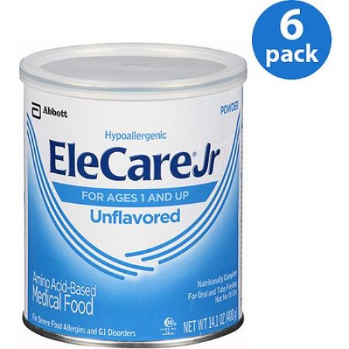 Elecare jr unflavored canned powder medical food,