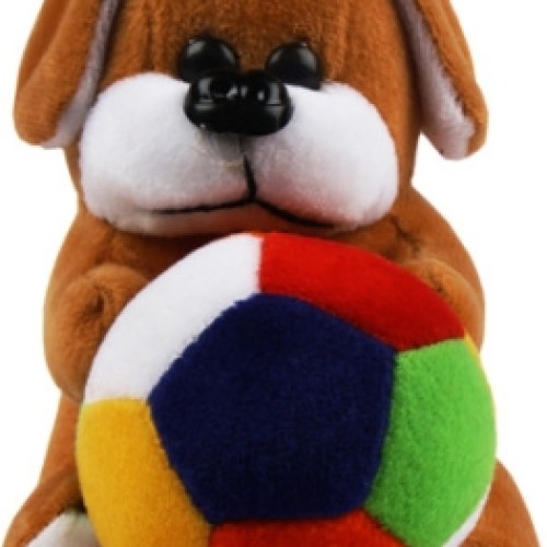 Tinytot dog with ball - 1.65 mm (brown)