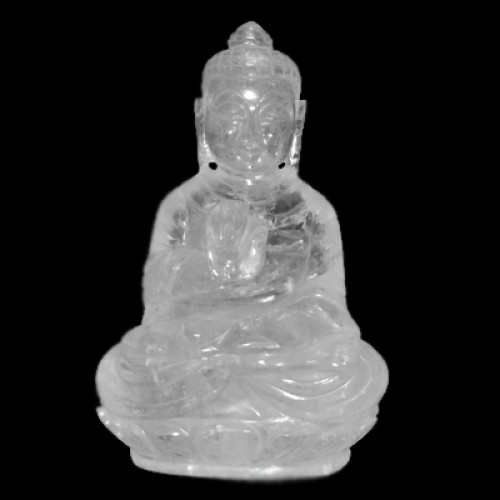Rare crystal gemstone meditating 'chiengsaen' buddha.