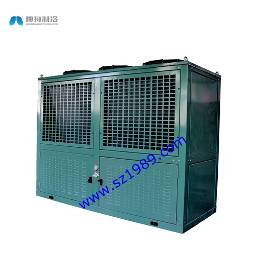 Box type bitzer semi hermetic air cooled condensing refrigeration units for cold room