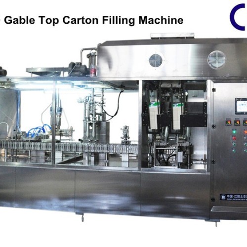 Fully automatic milk gable-top carton filling sealing machine (bw-4000)