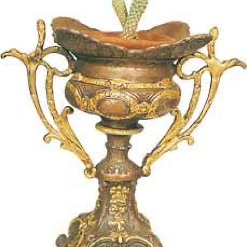 Brass round flower pot