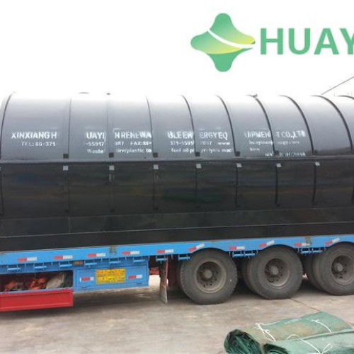 Huayin brand plastic refining to fuel oil machine with high oil rate