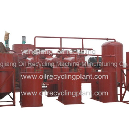 Yj high vacuum lubricating oil distilling system
