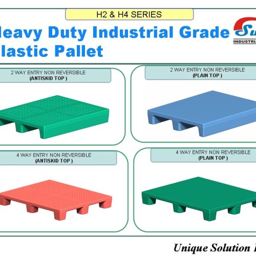 Flat top plastic pallets- heavy dut
