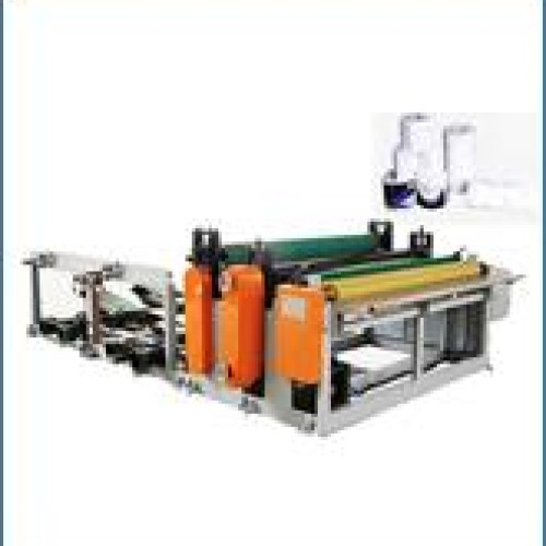 Roll to roll slitting and rewinding machine (drum type)