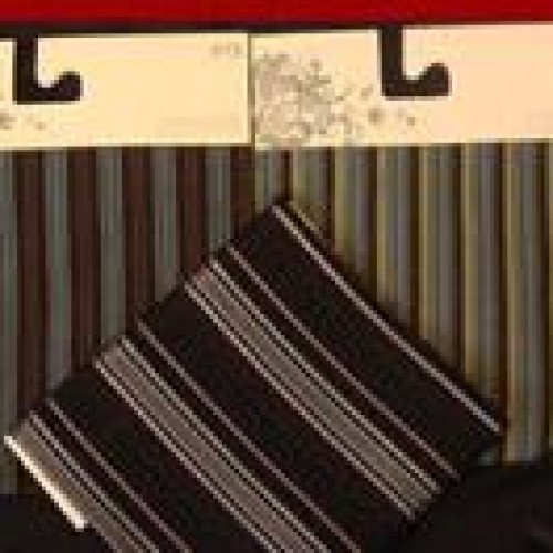 Poly cotton shaneel strip fabrics