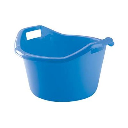 Plastic tub with handle mould