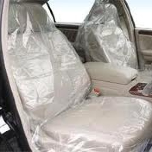 Disposable plastic auto/car seat covers