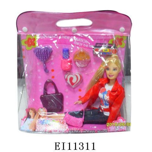 Girl toys-->solid body barbie set