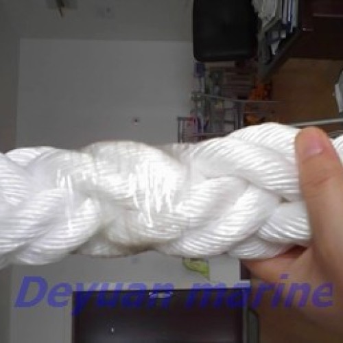Polyester mooring rope