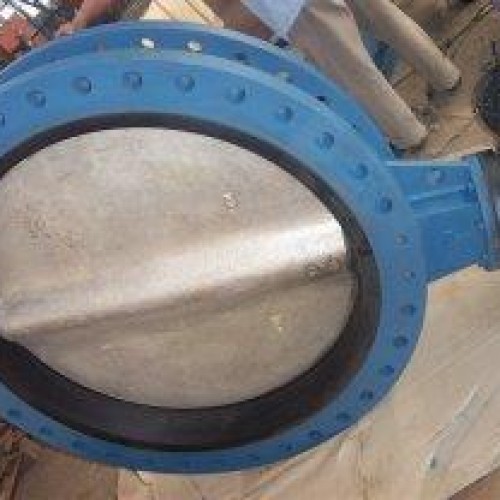 U type flanged butterfly valve