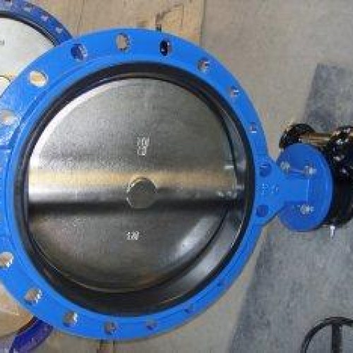 Single flanged butterfly valve