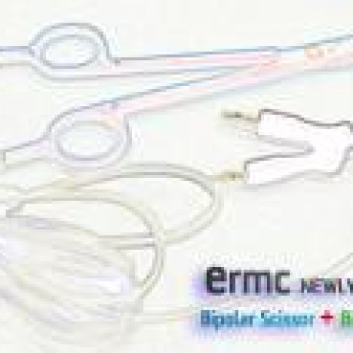 Electrosurgical bipolar scissor-bipolar cable