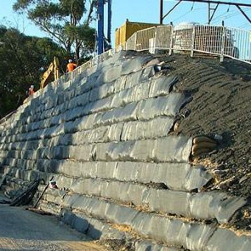 Geotextiles for retain soil wall