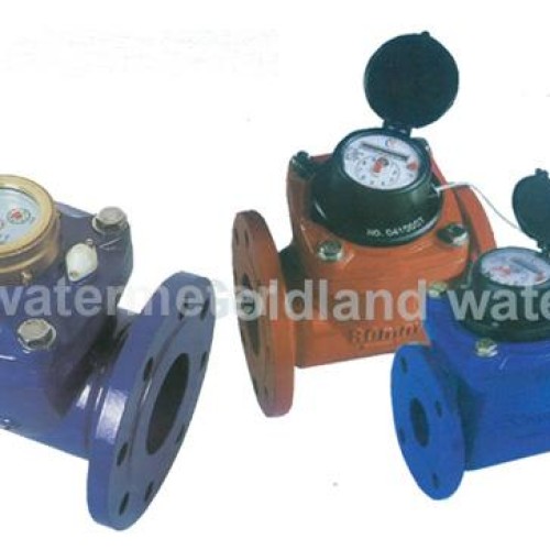 Horizontal woltmann removable element magnet-drive dry dial water meter