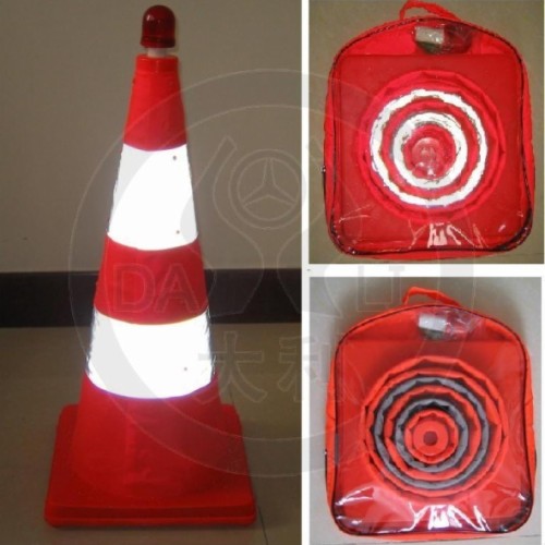 Collapsible traffic cones