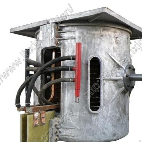 Aluminum shell induction furnace