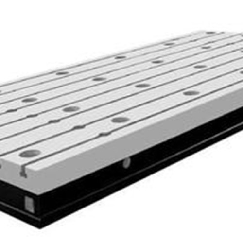 Cast iron t/v/u-slot surface plate