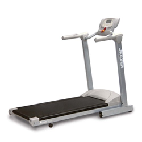 Motorized treadmill with lcd meter
