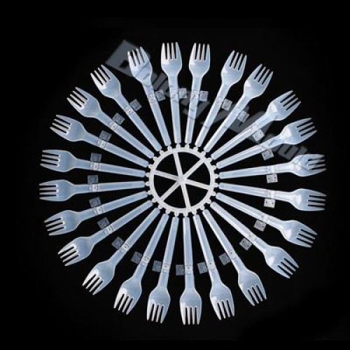 Plastic fork mould