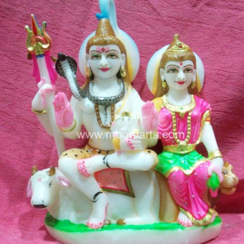 Marble shankar and parvati