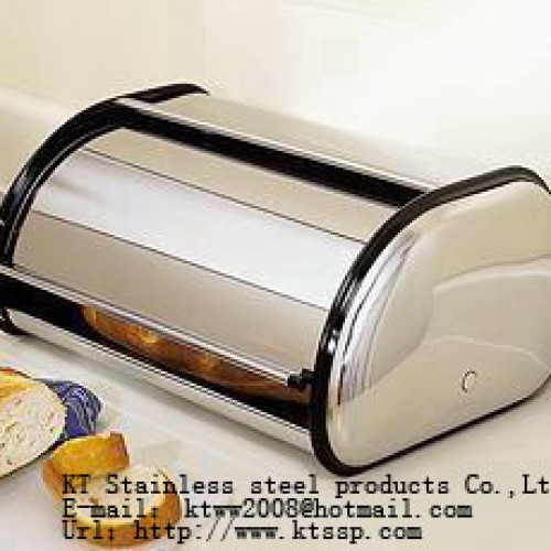 Stainless steel bread box