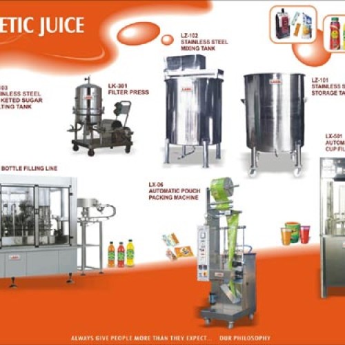 Synthetic juice plant