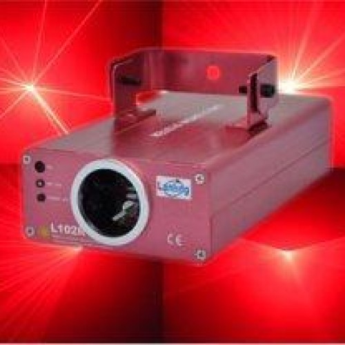 Laser light projector single red laser
