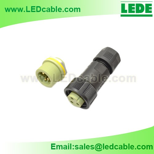 Ip68 waterproof electrical panel mount cable connector
