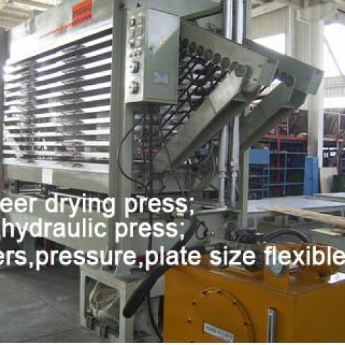 Hot hydraulic press,prepress and high frequency press