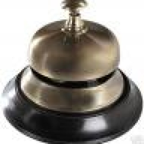 Brass office table bell