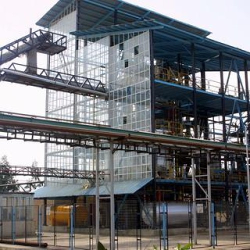 Oil extraction and refining plant