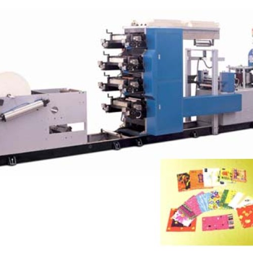 Full-automatic multi-colors napkin paper machine