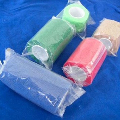 Adhesive elastic bandage