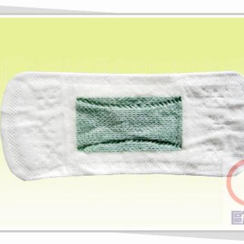 Anion/negative ion panty liners